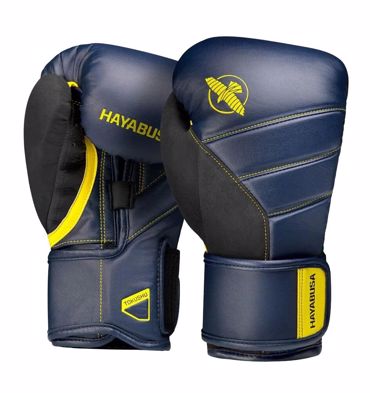 Hayabusa T3 Boxing Gloves -navy/yellow
